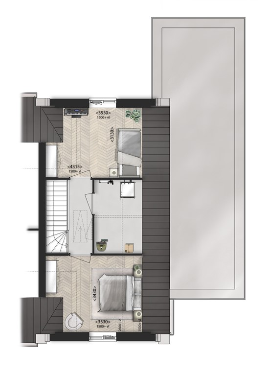 mediumsize floorplan